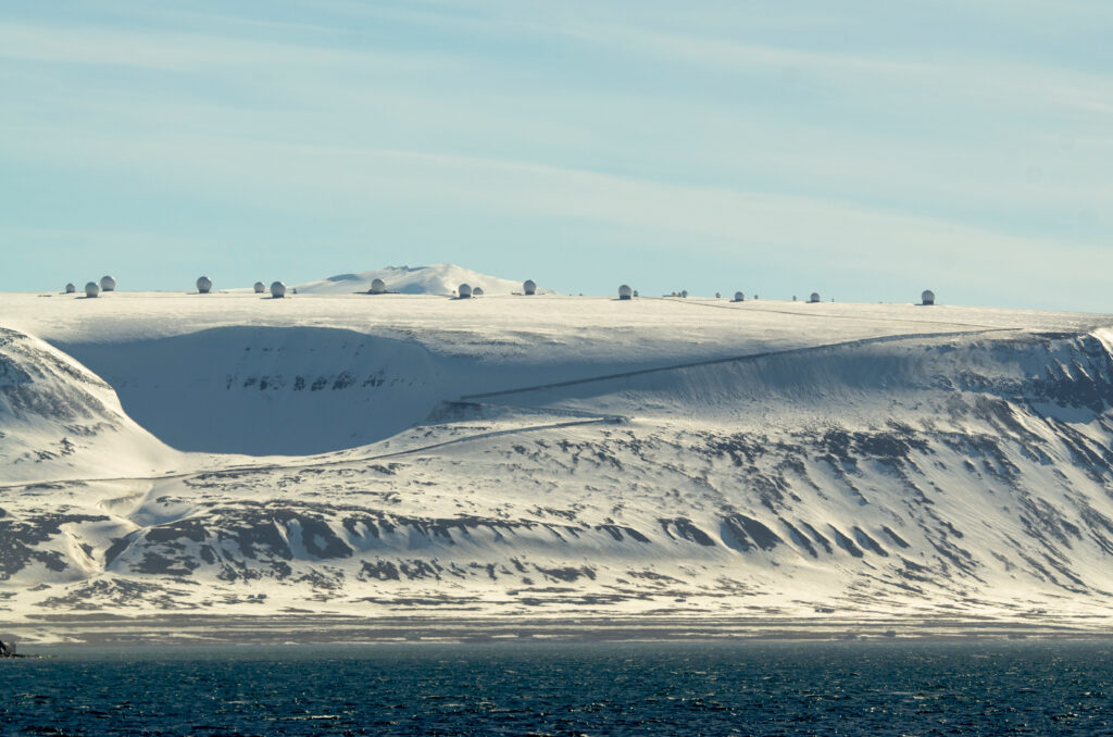 SvalSat: KSAT’s satellite ground station on Svalbard.